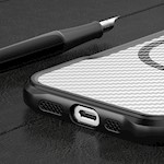 Defender Carbon Mag case for iPhone 16e black