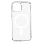 Anti Shock 1,5 mm Mag-fodral för iPhone 12 / 12 Pro 6,1" genomskinligt stort hål