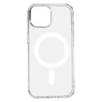 Anti Shock 1,5 mm Mag-fodral för iPhone 15 6,1″ transparent med stort hål