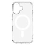Anti Shock 1,5 mm Mag-fodral för iPhone 16 6,1" transparent med stort hål + knapp