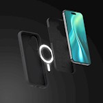 Etteri Silikon-Mag-fodral för iPhone 16e svart