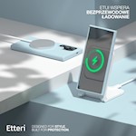 Etteri Silikon Mag-fodral för Samsung Galaxy S25 Ultra i ljusblå