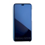 Vikbar spegelvy-fodral för Samsung Galaxy A54 i blå