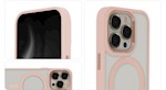 Satinelegant magfodral för iPhone 13 6,1″ rosa
