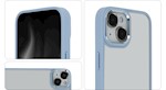 Satin Elegant Matt Fodral för iPhone 13 6,1″ blå