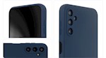 Silikon mjuk fodral för Samsung Galaxy A14 4G / A14 5G mörkblå