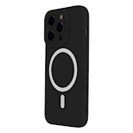 Silicon Soft Mag iPhone 16 Pro-fodral svart