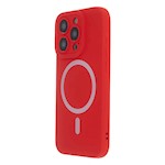 Silikon Mjukt Mag-fodral för iPhone 14 6,1" röd
