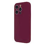Mjuk Touch Mag-fodral för iPhone 15 Pro 6,1″ i vinröd