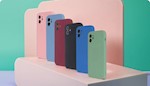 Mjuk Touch Mag-fodral för iPhone 15 Plus 6,7″ svart