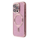 SparkleFlex Mag-fodral för iPhone 14 Pro 6,1″ rosa