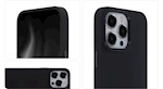 Satinelegant fodral till iPhone 15 Pro 6,1″ svart