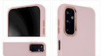 Satinklädda fodral för Samsung Galaxy S24 Ultra i rosa