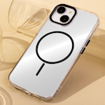 Genomskinlig tunn mag-fodral för iPhone 14 Pro 6,1 tum i svart