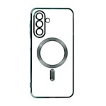 Färglackat magfodral för Samsung Galaxy A26 5G i grönt