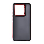 Crystal Black case for Xiaomi Redmi Note 14 5G (Global) red