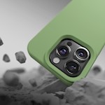 Etteri Silikonfodral till iPhone 12 / 12 Pro 6,1″ ljusgrönt