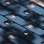Etteri Silikonfodral för iPhone 14 6,1″ mörkblå