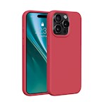 Etteri Silikonfodral för iPhone 15 Pro 6,1″ hallon