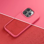 Etteri Silicone Mag-fodral för iPhone 15 Pro Max 6,7″ – hallonfärgad