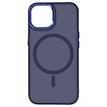 Fryst Mag-fodral för iPhone 15 6,1″ marinblå