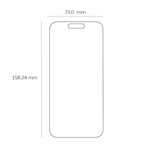 Härdat 2,5D-glas för iPhone 16 Pro Max 6,9″