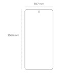 Härdat 2,5D-glas för Oppo A60 4G