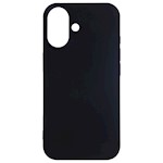 Satin Flex iPhone 16-fodral svart