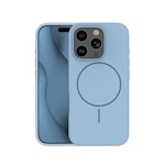 Silicone Thin Mag case for iPhone 15 6,1″ light blue