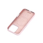 Silicone Thin Mag case for iPhone 16 Plus 6,7″ light pink