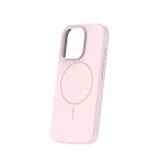 Silicone Thin Mag case for iPhone 16 Plus 6,7″ light pink