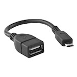 För alltid adapter USB – microUSB svart