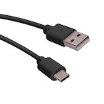 Forever cable USB – USB-C 1,0 m 1A svart