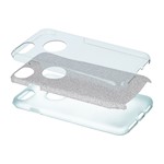 Glitter 3in1 fodral för iPhone 7/8/SE 2020/SE 2022 silver
