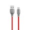 Forever Tornado cable USB - USB-C 1,0 m 3A red