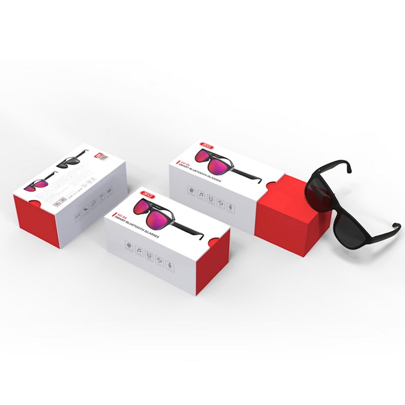 XO Okulary Bluetooth E6 przeciwsłoneczne czarne UV400