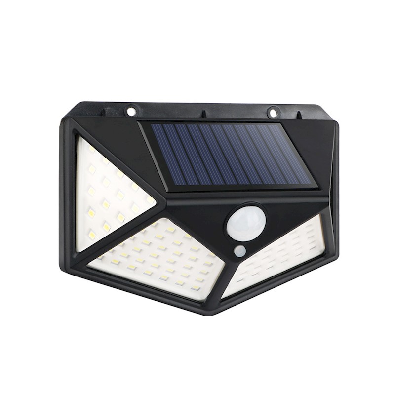 FOREVER Light FLS-13 Solarleuchte 6W, 300 Lumen – Mit PIR-Sensor, IP65, 3000K Warmweiß, Inkl. Fernbedienung
