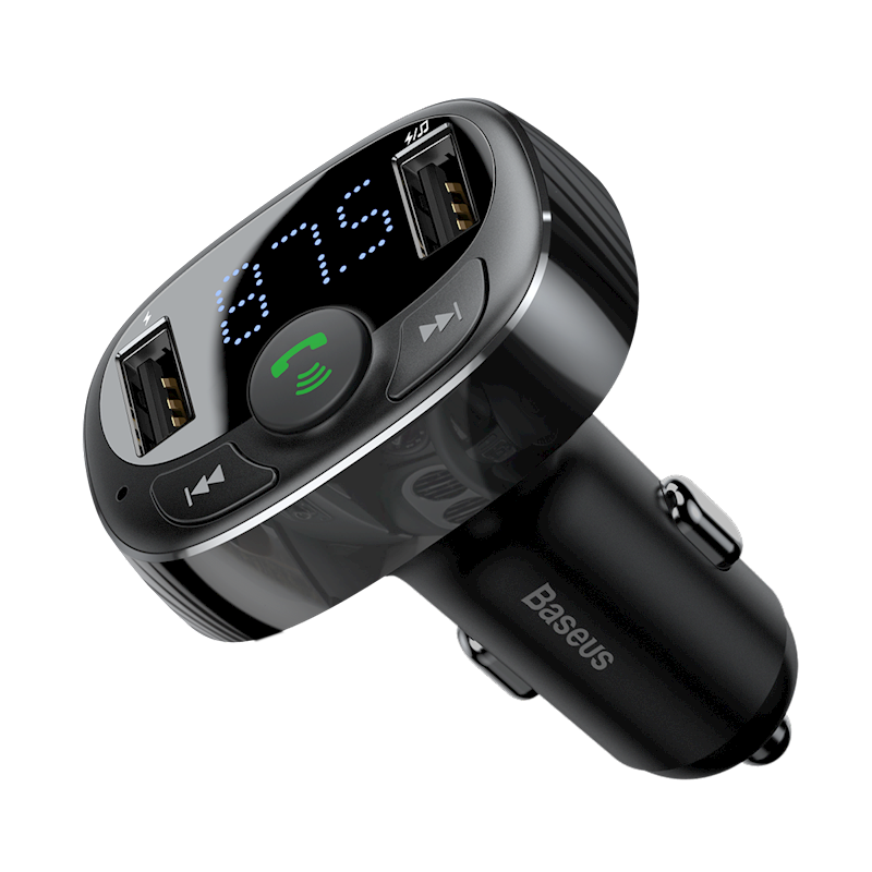 Baseus transmiter FM T Shaped S-09A Bluetooth MP3 black