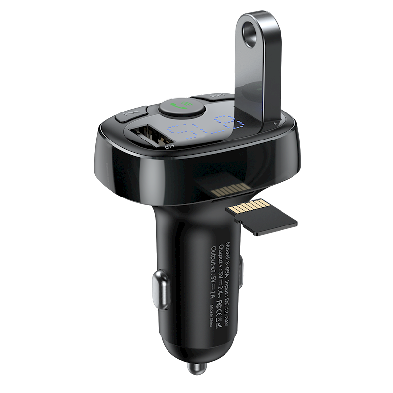 Baseus transmiter FM T Shaped S-09A Bluetooth MP3 black