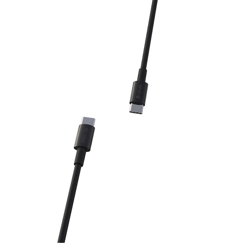 Devia cable Smart EC317 PD USB-C – USB-C 1,5 m 100W 5A black