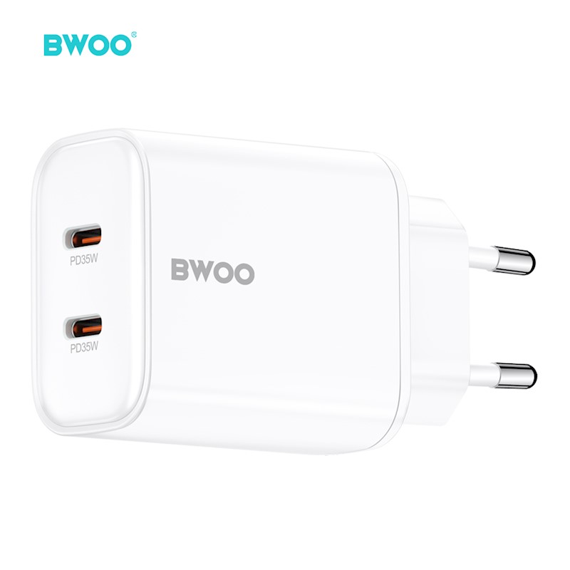 BWOO CDA206 PD 35W wall charger 1x USB-C port white