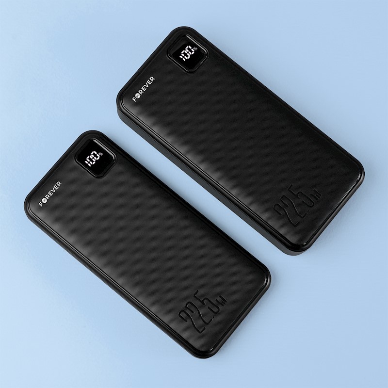 Forever power bank TB-300M PD QC 22,5W 10000 mAh black