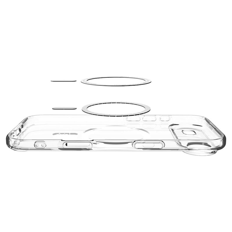 Spigen Ultra Hybrid Mag Magsafe case for iPhone 17 Air Clear/White