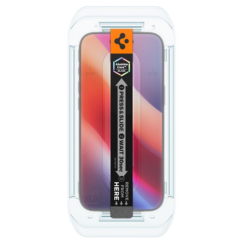 Spigen tempered glass Glas.Tr ”Ez Fit” 2-Pack for iPhone 17 Air Clear