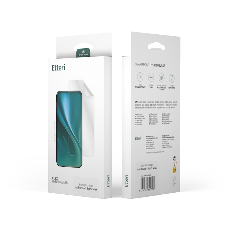 Etteri hybrid glass for iPhone 17 Pro Max 6,9