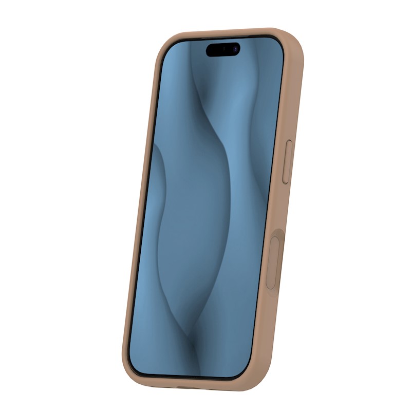 Silicone Thin Mag case for iPhone 17 Pro 6,3″ brown